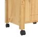 Carrito de cocina MONZA madera maciza de pino 48x40x90 cm