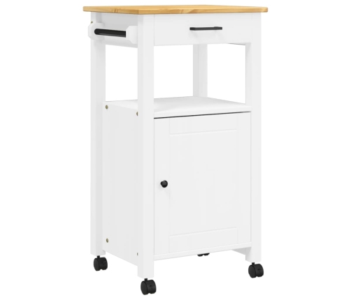 Carrito de cocina MONZA madera maciza de pino 48x40x90 cm