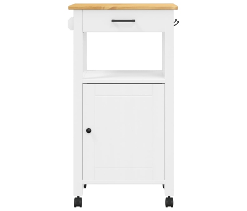 Carrito de cocina MONZA madera maciza de pino 48x40x90 cm