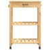 Carrito de cocina MONZA madera maciza de pino 60x40x90 cm