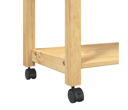 Carrito de cocina MONZA madera maciza de pino 60x40x90 cm