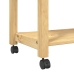 Carrito de cocina MONZA madera maciza de pino 60x40x90 cm