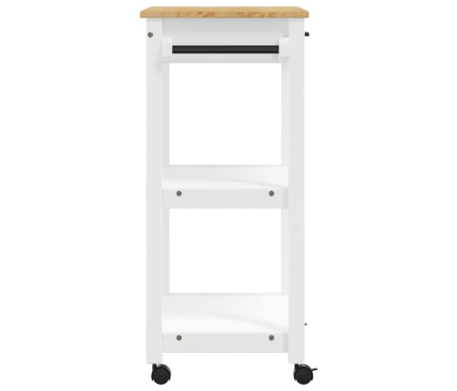 Carrito de cocina MONZA madera maciza de pino 60x40x90 cm