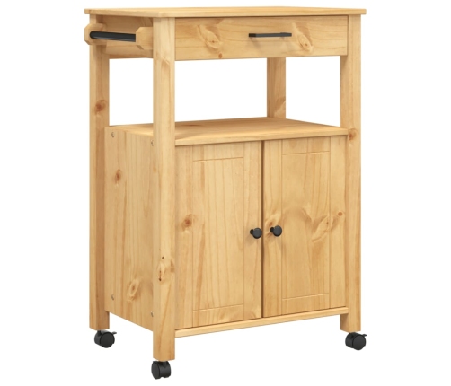 Carrito de cocina MONZA madera maciza de pino 60x40x90 cm