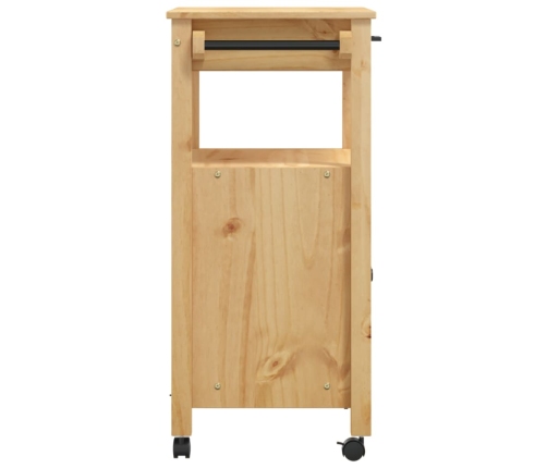 Carrito de cocina MONZA madera maciza de pino 60x40x90 cm