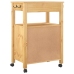 Carrito de cocina MONZA madera maciza de pino 60x40x90 cm