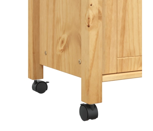 Carrito de cocina MONZA madera maciza de pino 60x40x90 cm