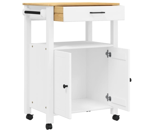 Carrito de cocina MONZA madera maciza de pino 60x40x90 cm