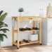 Carrito de cocina MONZA madera maciza de pino 84x40x90 cm