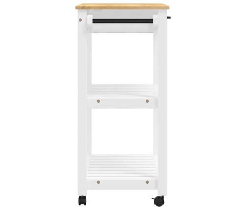 Carrito de cocina MONZA madera maciza de pino 84x40x90 cm