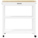 Carrito de cocina MONZA madera maciza de pino 84x40x90 cm