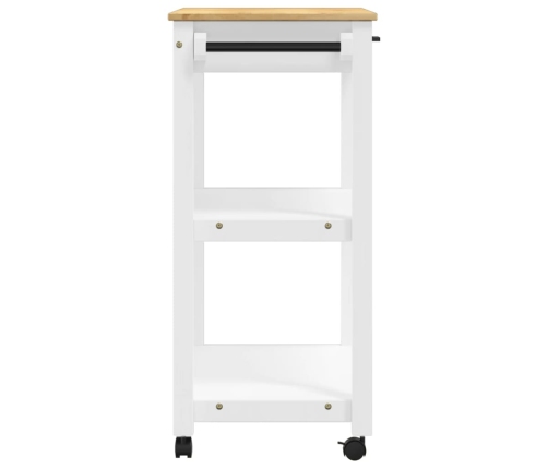 Carrito de cocina MONZA madera maciza de pino 84x40x90 cm