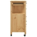 Carrito de cocina MONZA madera maciza de pino 84x40x90 cm