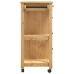 Carrito de cocina MONZA madera maciza de pino 84x40x90 cm