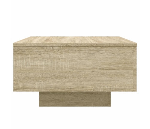 vidaXL Mesa de centro madera de ingeniería roble Sonoma 55x55x31 cm