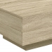 vidaXL Mesa de centro madera de ingeniería roble Sonoma 55x55x31 cm