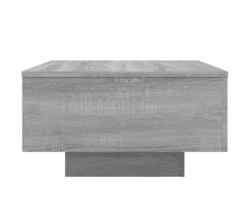 Mesa de centro madera de ingeniería gris Sonoma 55x55x31 cm