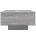 Mesa de centro madera de ingeniería gris Sonoma 55x55x31 cm