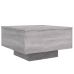 Mesa de centro madera de ingeniería gris Sonoma 55x55x31 cm