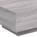 Mesa de centro madera de ingeniería gris Sonoma 55x55x31 cm