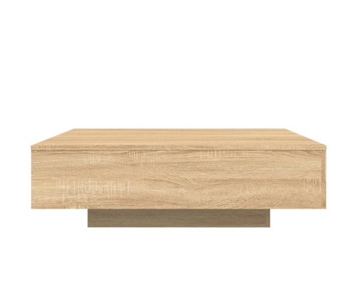 vidaXL Mesa de centro madera de ingeniería roble Sonoma 100x100x31 cm