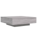 Mesa de centro madera de ingeniería gris Sonoma 100x100x31 cm