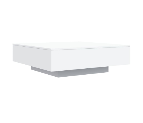 Mesa de centro con luces LED blanco 100x100x31 cm