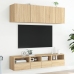 Mueble de pared TV madera ingeniería roble Sonoma 40x30x30 cm