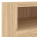 Muebles de pared para TV 2 uds madera roble Sonoma 40x30x30 cm