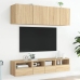 Muebles de pared para TV 2 uds madera roble Sonoma 40x30x30 cm