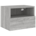 Mueble de pared TV madera de ingeniería gris Sonoma 40x30x30 cm