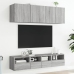 Muebles de pared para TV 2 uds madera gris Sonoma 40x30x30 cm