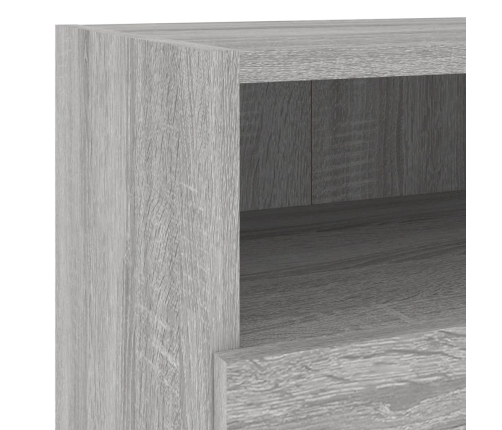 Muebles de pared para TV 2 uds madera gris Sonoma 40x30x30 cm