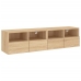 Muebles de TV de pared 2 uds madera roble Sonoma 60x30x30 cm