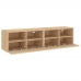 Muebles de TV de pared 2 uds madera roble Sonoma 60x30x30 cm