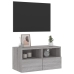 Mueble de pared TV madera de ingeniería Sonoma gris 60x30x30 cm