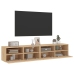 Muebles de pared para TV 2 uds madera roble Sonoma 80x30x30 cm