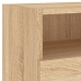 Muebles de pared para TV 2 uds madera roble Sonoma 80x30x30 cm