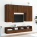 Mueble de pared TV madera ingeniería marrón roble 80x30x30 cm