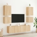 Mueble TV de pared madera ingeniería roble Sonoma 40,5x30x40 cm