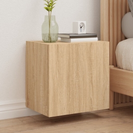 Muebles de TV de pared 2 uds madera roble Sonoma 40,5x30x40 cm