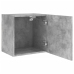 vidaXL Muebles de TV de pared 2 uds madera gris hormigón 40,5x30x40 cm