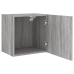 Mueble TV de pared madera ingeniería gris Sonoma 40,5x30x40 cm