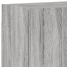 Mueble TV de pared madera ingeniería gris Sonoma 40,5x30x40 cm