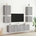 Muebles de TV de pared 2 uds madera gris Sonoma 40,5x30x40 cm