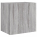 Muebles de TV de pared 2 uds madera gris Sonoma 40,5x30x40 cm