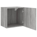 Muebles de TV de pared 2 uds madera gris Sonoma 40,5x30x40 cm