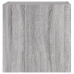 Muebles de TV de pared 2 uds madera gris Sonoma 40,5x30x40 cm