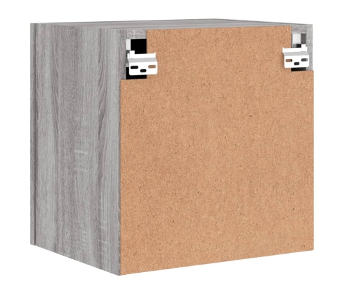 Muebles de TV de pared 2 uds madera gris Sonoma 40,5x30x40 cm