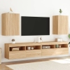 vidaXL Muebles de TV de pared 2 uds madera roble Sonoma 40,5x30x60 cm